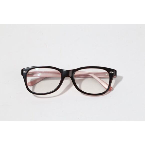 Ray-Ban RB1544 Brown Pink Kids Eyeglasses Plastic Frame Clear Transparent Lens - Picture 7 of 10